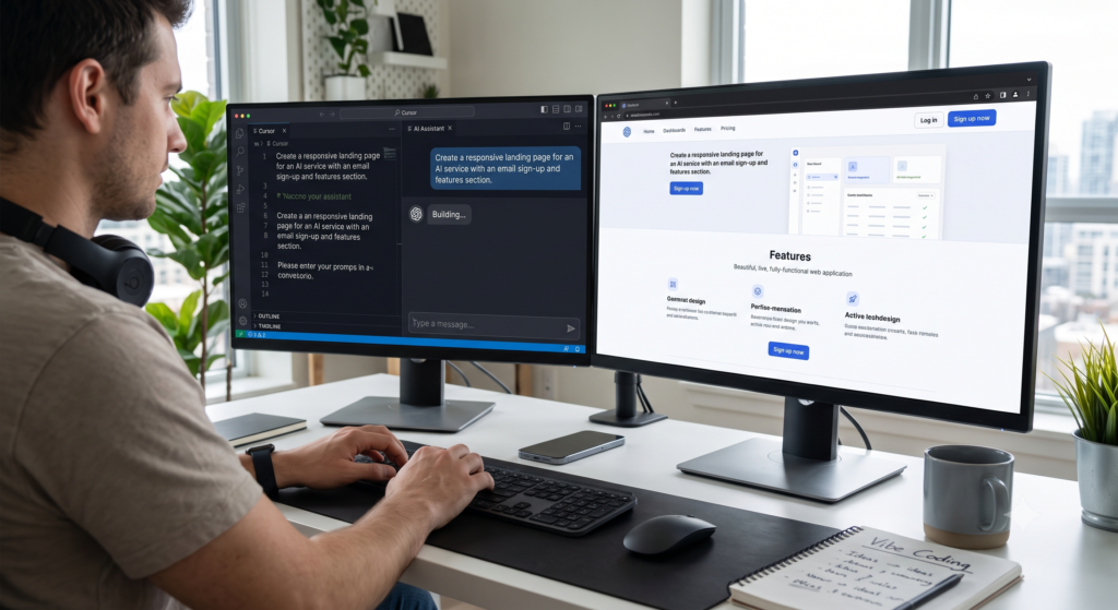 Vibe Coding for Solopreneurs: What You Can Build Without a Developer in 2026 Vibe Coding for Solopreneurs: What You Can Build Without a Developer in 2026